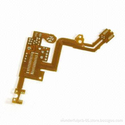Flexible PCB with 0.5oz Copper Thickness and 0.08mm Width Trace